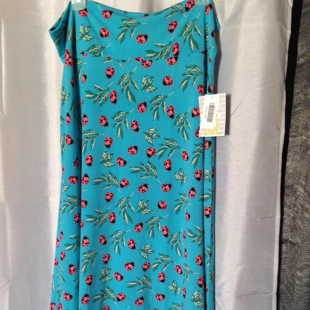Ladybug knee length A-line Lularoe Azure